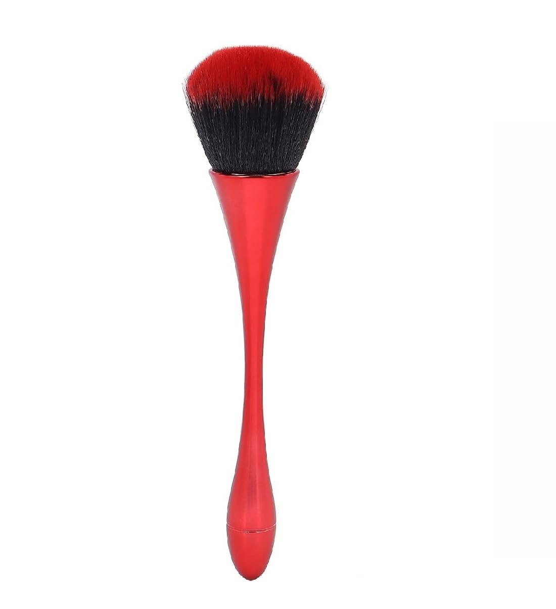 Oval Makeup Brush for Blending Foundation & Powder - Soft Dark Pink (Pack of 2) - Perfect for Flawless Makeup Application