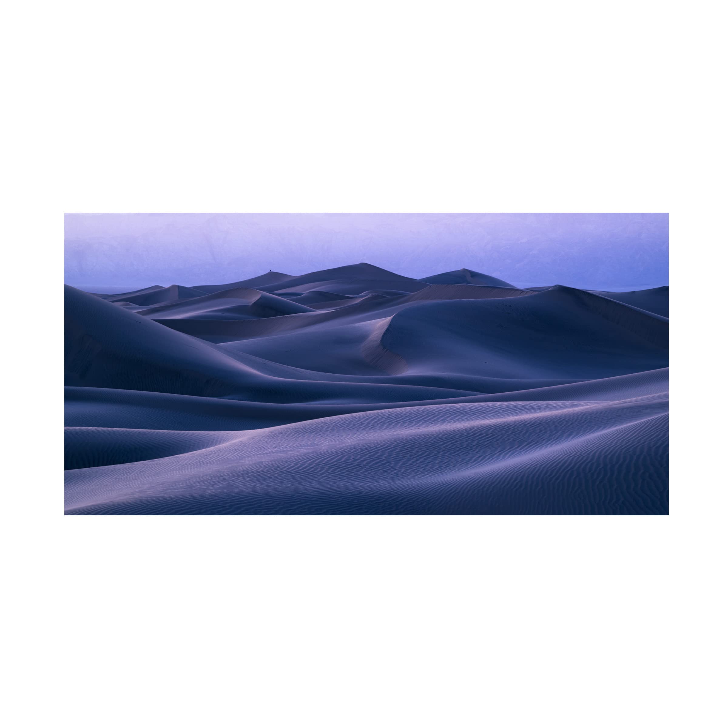 Gerald Macua 'Nightfall Blues' Canvas Art Print - Modern Abstract Wall Decor for Living Room, Bedroom & Office - Trademark Fine Art Collection