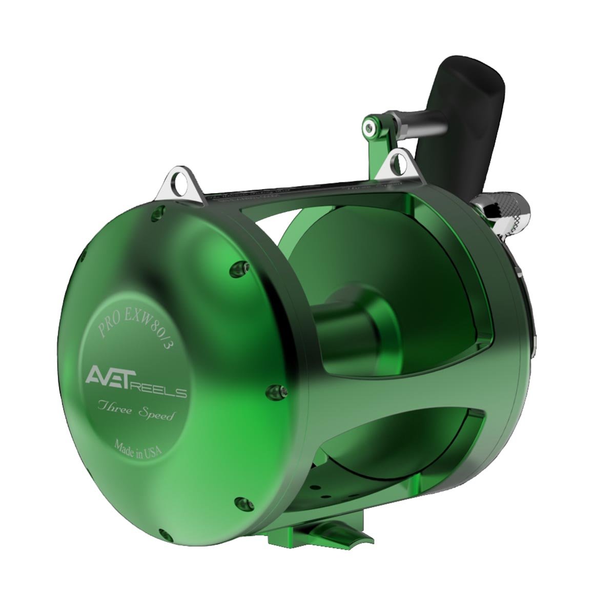 Avet Pro EXW 80/3 Wide 3-Speed Fishing Reel - Saltwater & Big Game Fishing Reel for Offshore Trolling & Deep Sea Angling