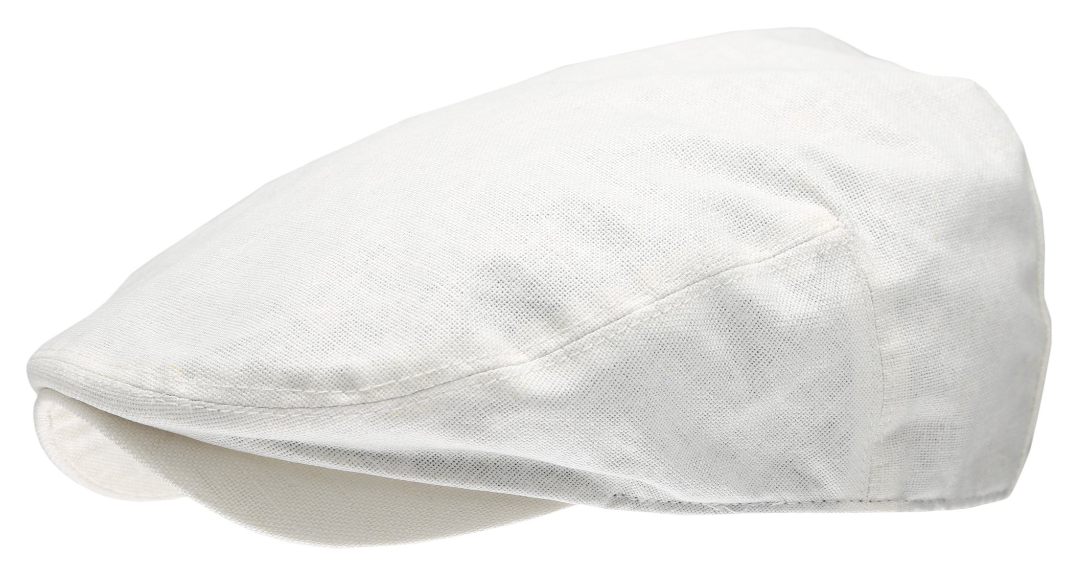 Men's Linen Flat Ivy Gatsby Summer Newsboy Hat - Vintage Style Casual Cap for Outdoor, Beach, and Summer Fashion