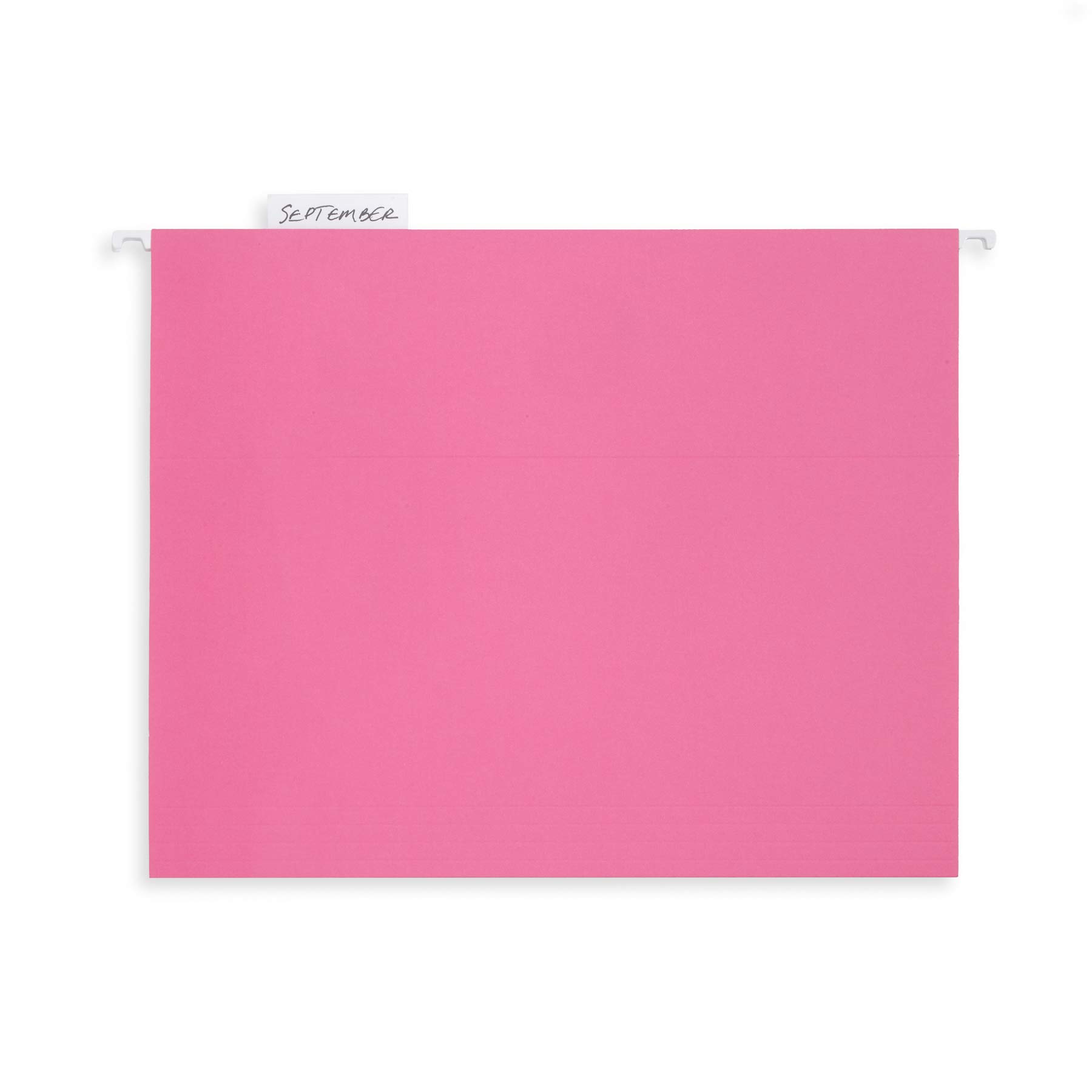 Blue Summit Supplies 25 Pink Hanging File Folders Letter Size - Reinforced Office File Folders for Home & Office Organization | Color-Coded Filing System for Documents, Bills & Records