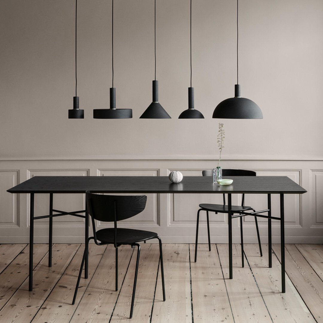 Ferm Living Dome Shade Collect Lighting - Modern Pendant Light for Living Room, Bedroom, and Dining Area | Scandinavian Style Home Decor