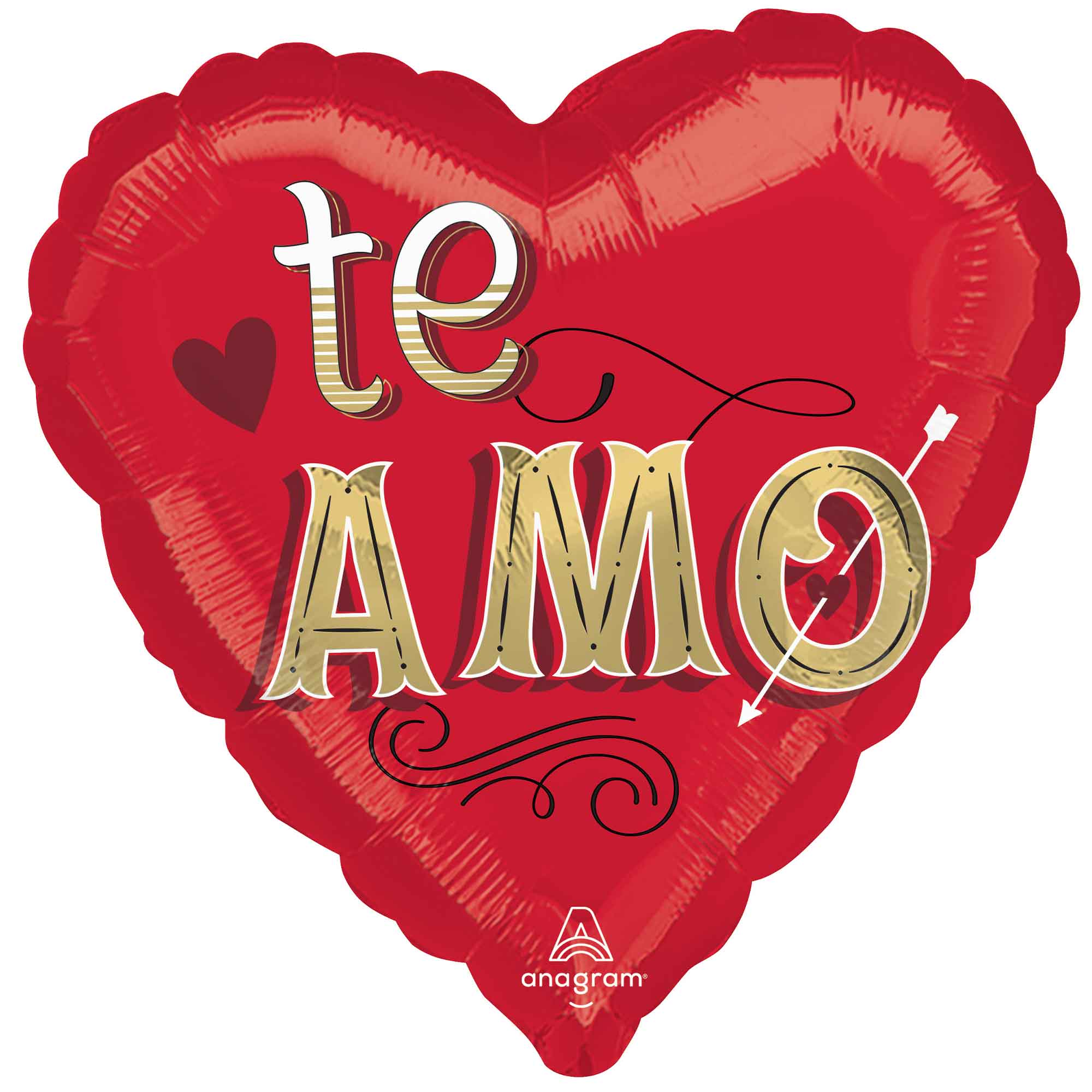 45cm Standard HX Just My Type Te Amo S40 - Perfect for Home Decor, Office Gifts & Valentine's Day Presents