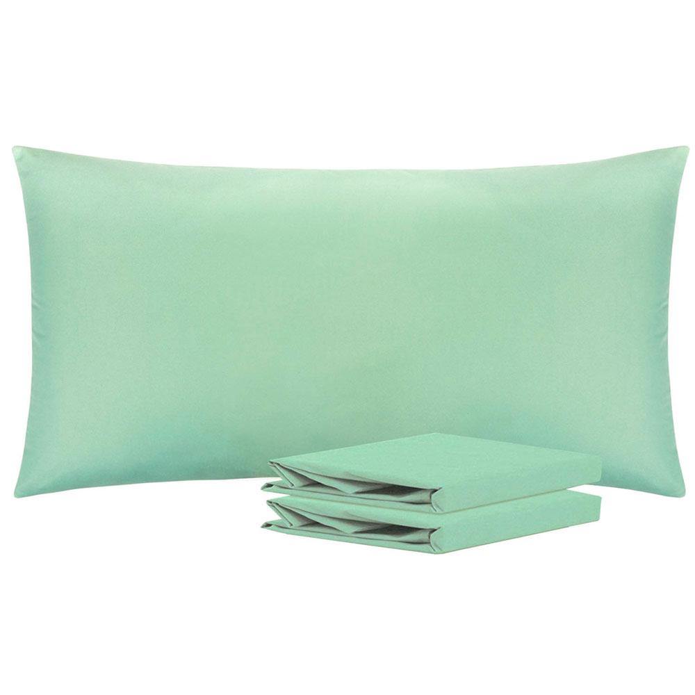 NTBAY Lightweight Microfiber Pillowcases - Ultra Soft & Durable Bedding Set for Side Sleepers | Hypoallergenic & Cooling Pillow Covers for Hotel & Home Use