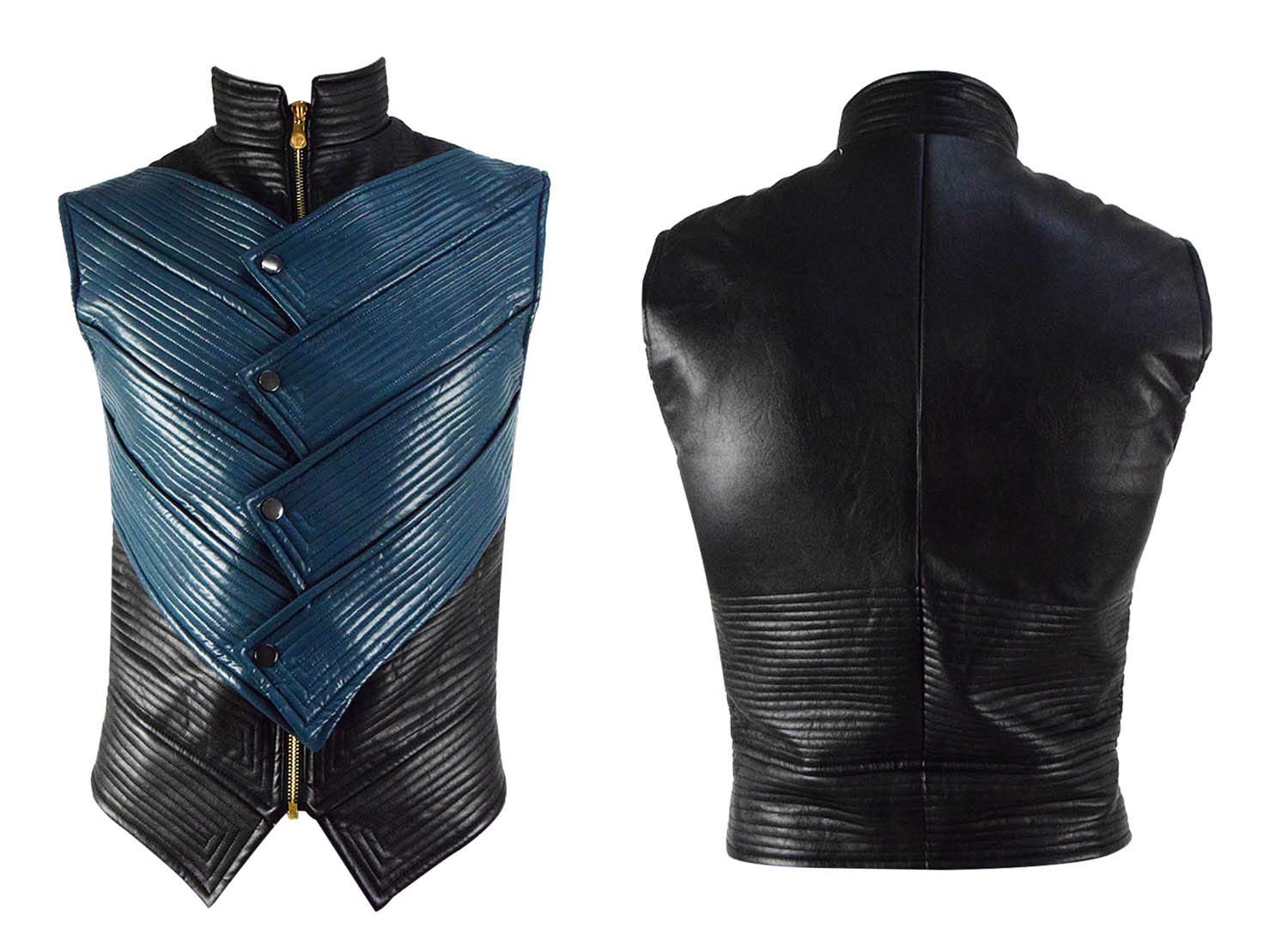 Vergil Cosplay Costume for Men - Devil May Cry DMC Game Character Halloween Outfit Full Set | Perfect for Cosplay, Halloween Parties & Anime Conventions