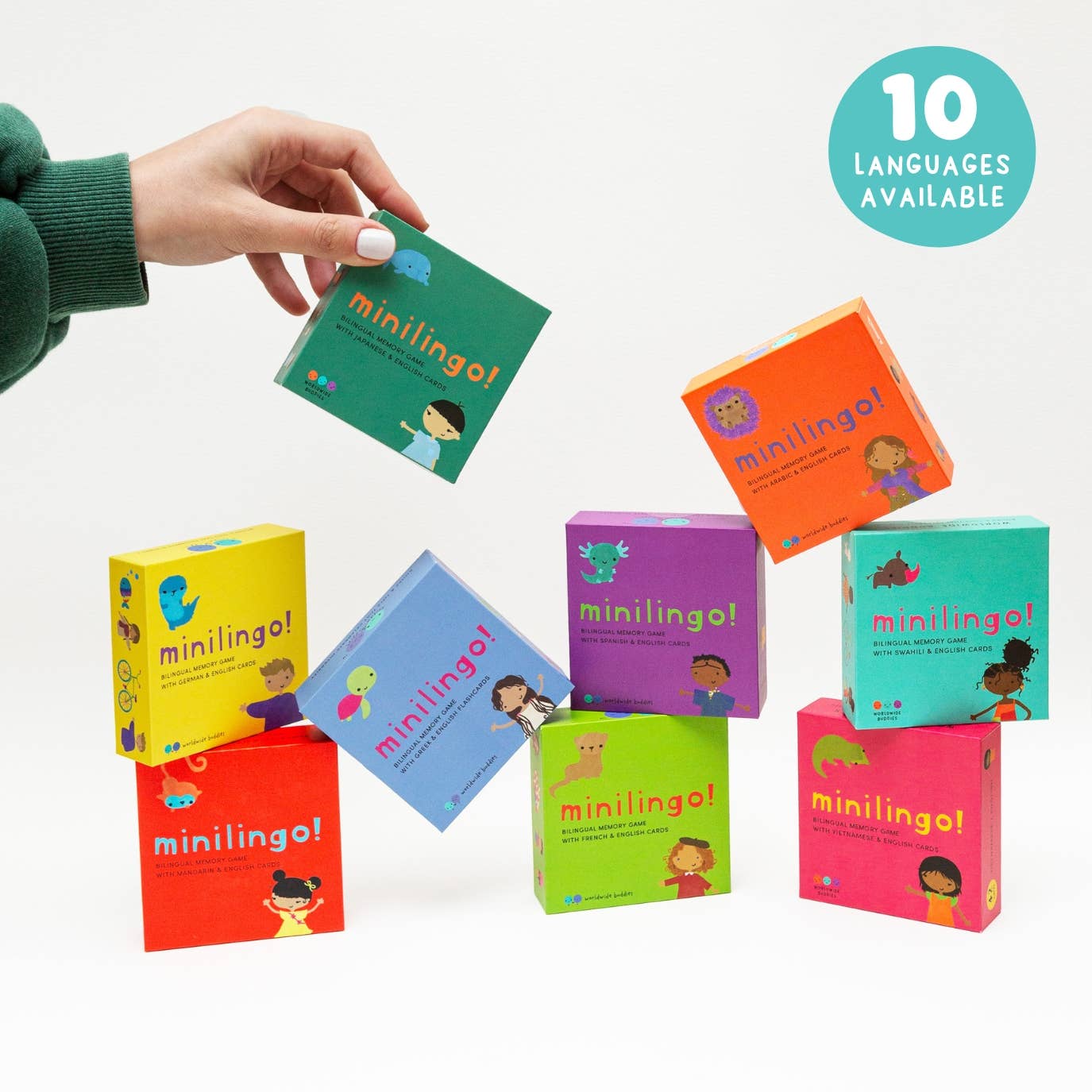 Minilingo Vietnamese English Bilingual Flashcards for Kids - Language Learning Cards for Toddlers & Children - Perfect for Homeschooling, Classroom & Travel
