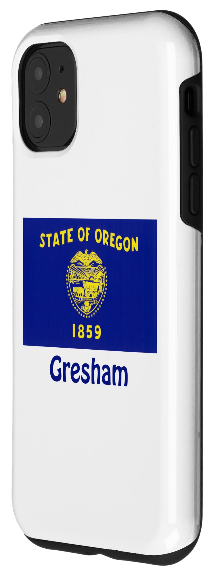 iPhone 11 Case with Oregon USA Flag Design - Durable Protective Cover for iPhone 11 - Perfect Gift Souvenir for Travelers & Patriotic Americans - Ideal for Everyday Use, Travel, and Special Occasions
