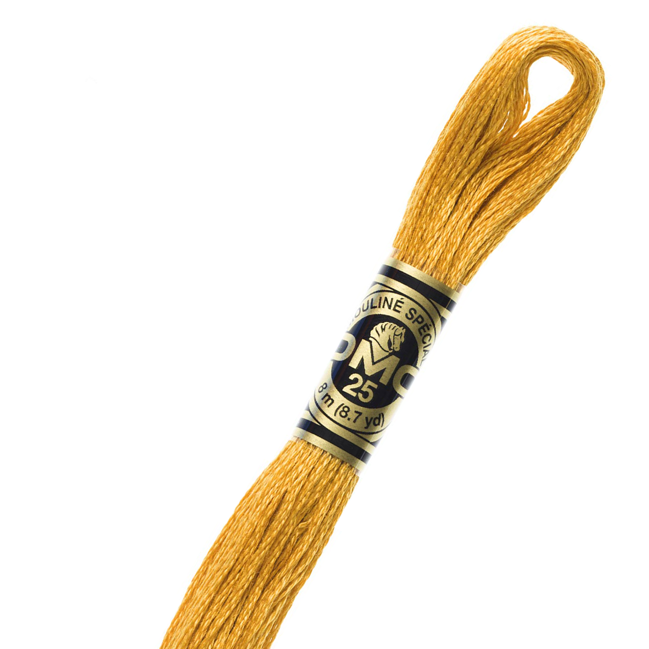 DMC 783 100% Cotton Embroidery Floss - 6 Stranded Skein for Cross Stitch, Needlepoint & Hand Sewing - Perfect for DIY Crafts, Scrapbooking & Home Decor Projects