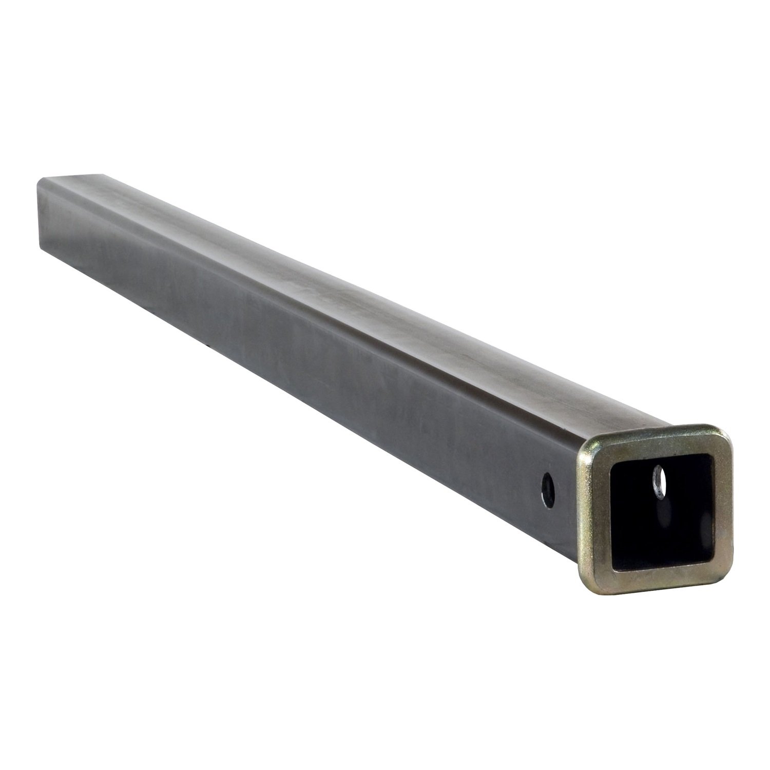 CURT 49480 2-Inch x 48-Inch Weld-On Raw Steel Trailer Hitch Receiver Tube - Heavy Duty Towing Solution for Trailers, Boats & RVs