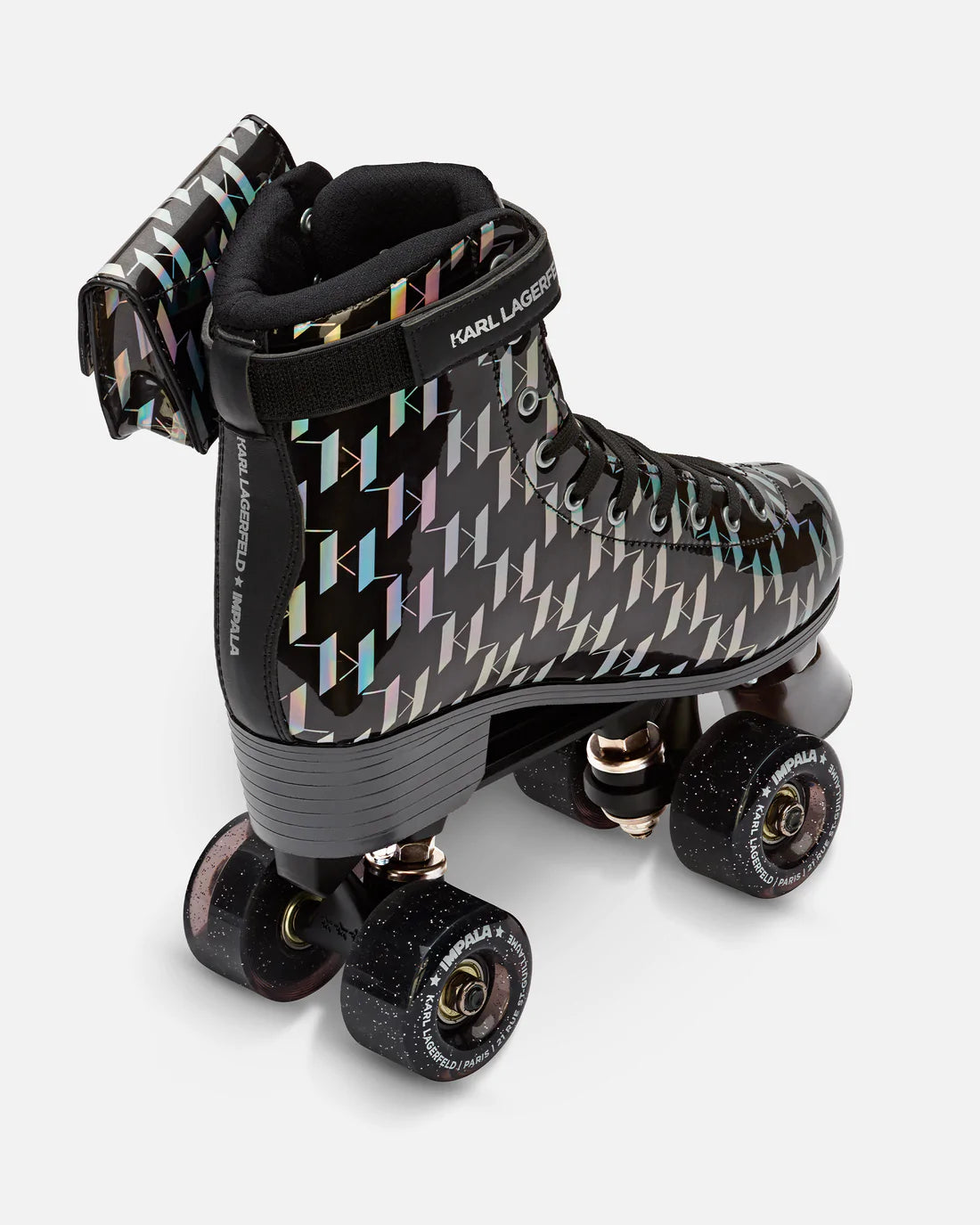 Impala Rollerskates for Women - Karl Lagerfeld Collection - Retro Style Quad Roller Skates for Outdoor & Indoor Skating - Perfect for Rinks, Parks & Roller Disco Parties