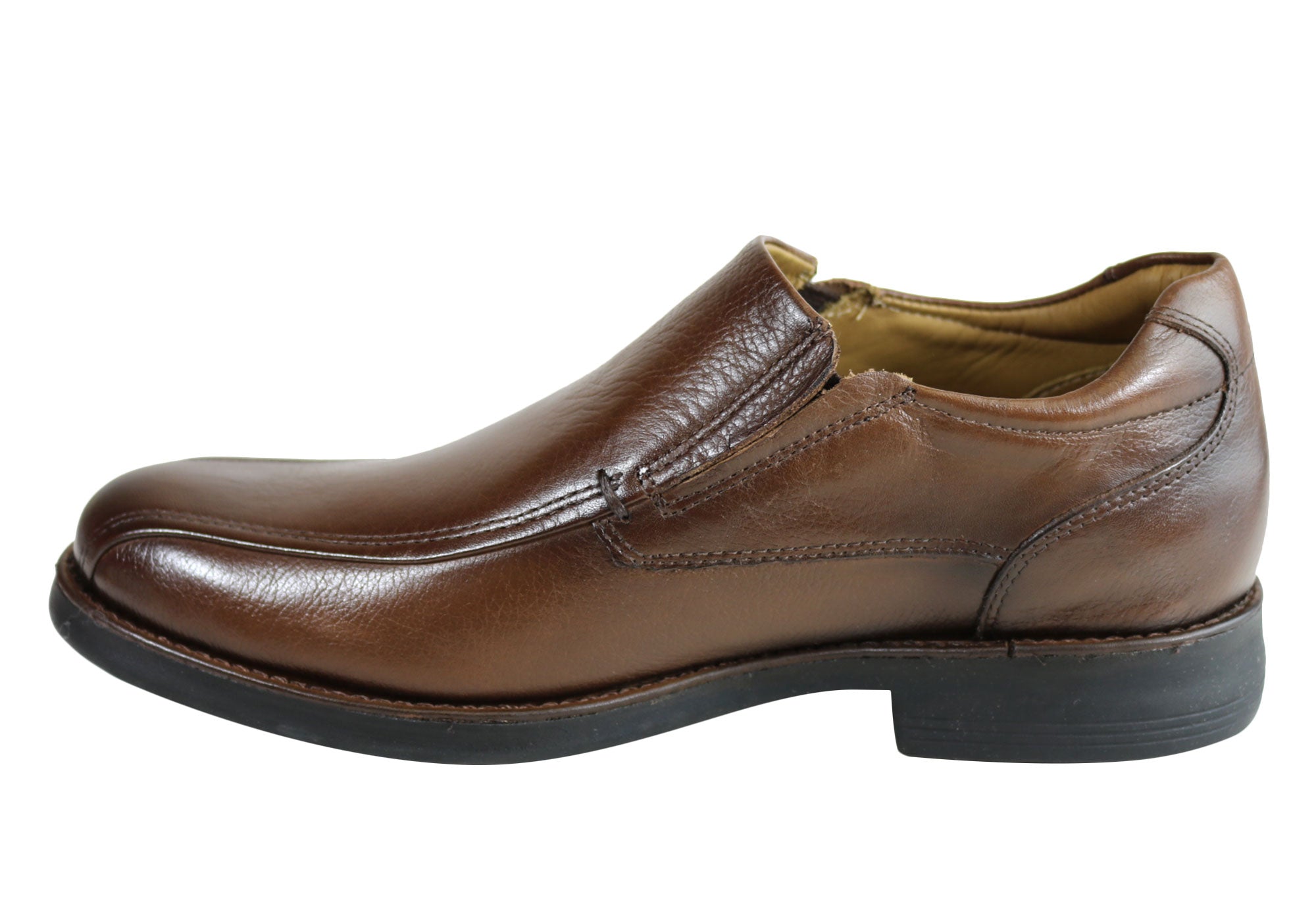 Ferricelli Rico Men's Leather Gel Flex Comfort Shoes - Made in Brazil - Perfect for Walking, Travel & Casual Wear