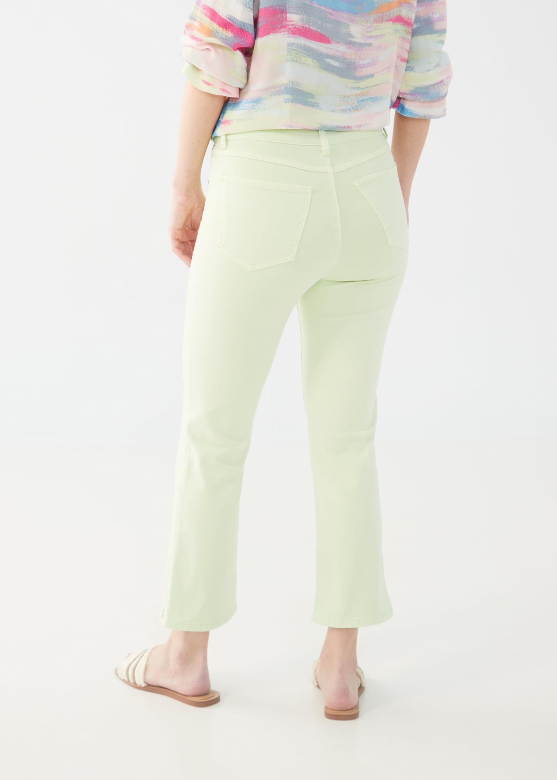 FDJ French Dressing Jeans Olivia Boot Crop Style 2441511 - Women's High Waist Skinny Jeans for Casual Wear & Night Out