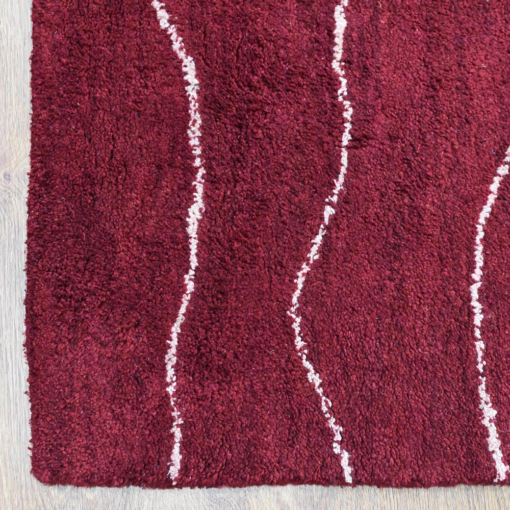 Handmade Grandeur Hand Knotted Wool Rug - Luxury Bohemian Area Rug for Living Room, Bedroom & Home Decor