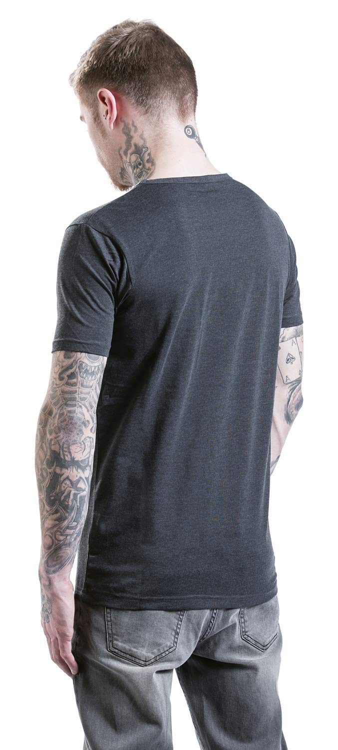 Premium Fitted Stretch Tee for Women - Soft Charcoal Gray Cotton Blend Shirt - Slim Fit Comfort Top for Casual Wear, Work & Everyday Outfits