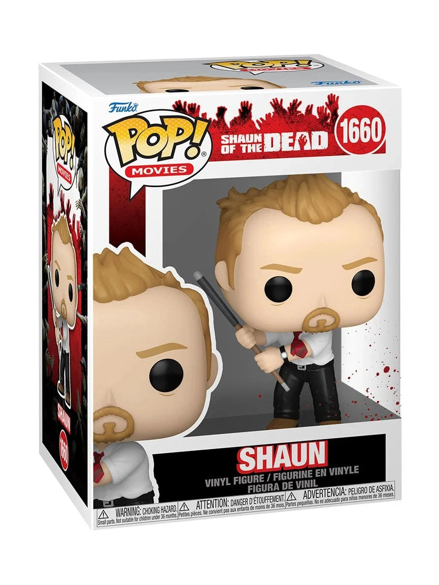 Shaun of the Dead Collectible Figure with Pool Cue - Specialty Series Action Figure for Horror Movie Fans and Home Decor Display