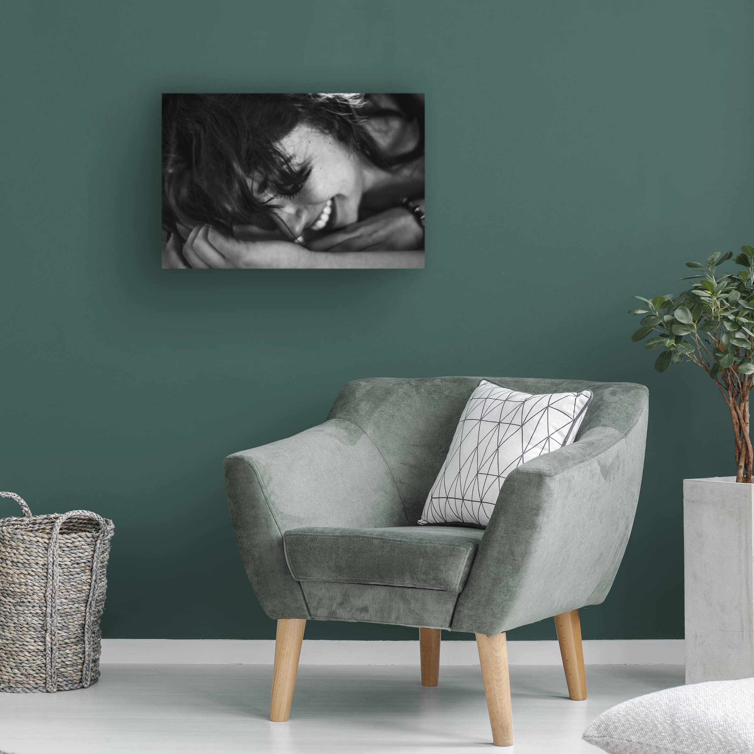 Trademark Fine Art 'Joyful' Canvas Wall Art by Davide Mennitto - Modern Abstract Painting for Living Room, Bedroom & Office Decor