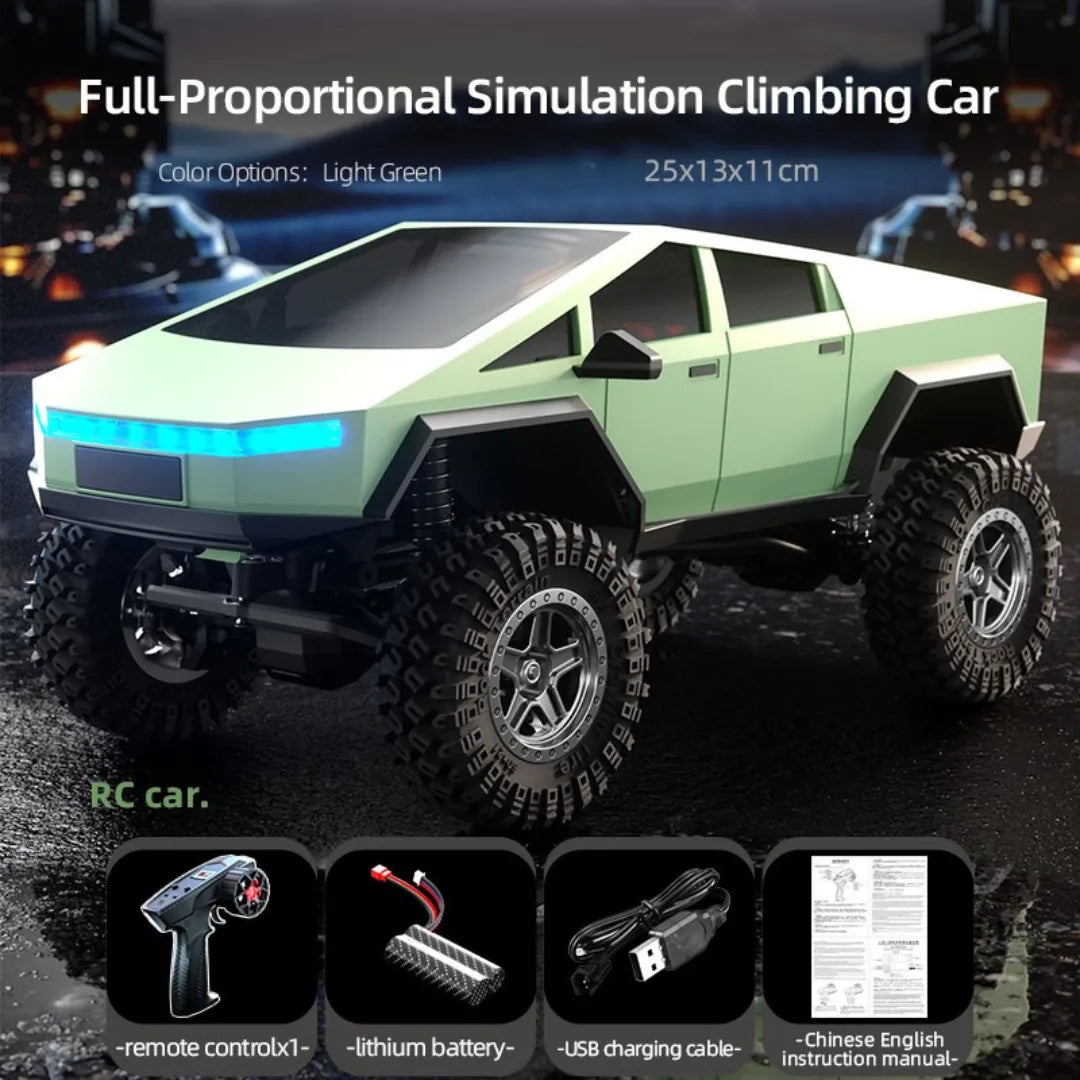 JJRC C8818 1/18 Scale RC Crawler Car - 4WD Off-Road Remote Control Vehicle with Proportional Cyber Shell | Perfect for Rock Crawling, Trail Adventures & Backyard Driving