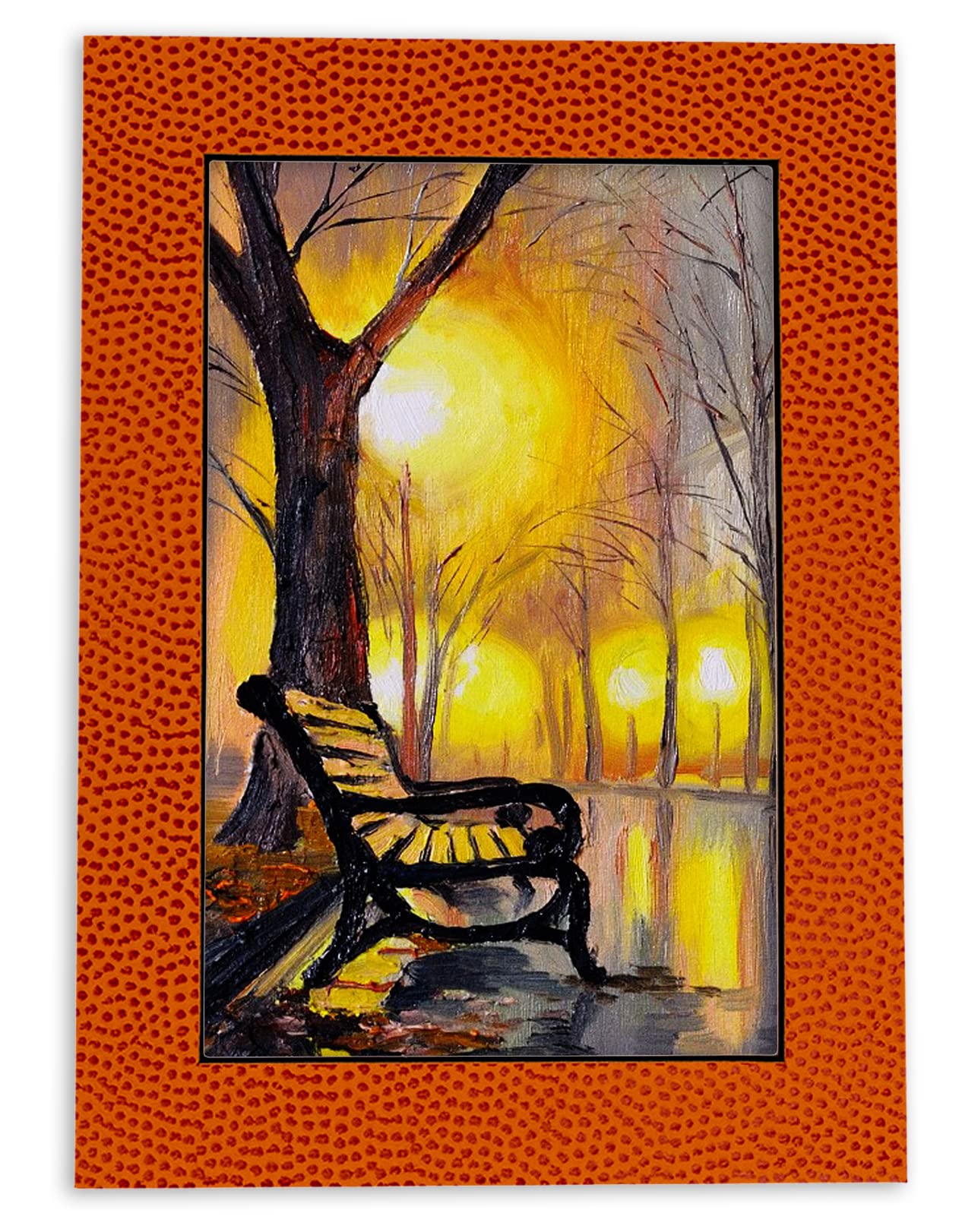 12x16 Inch Acid-Free Precut Basketball Texture Matboard for 8.5x11 Photos - Bevel Cut Display Mat for Picture Frames - Pack of 25 with Backing Boards & Clear Bags - Perfect for Sports Memorabilia, School Photos, and Home Decor