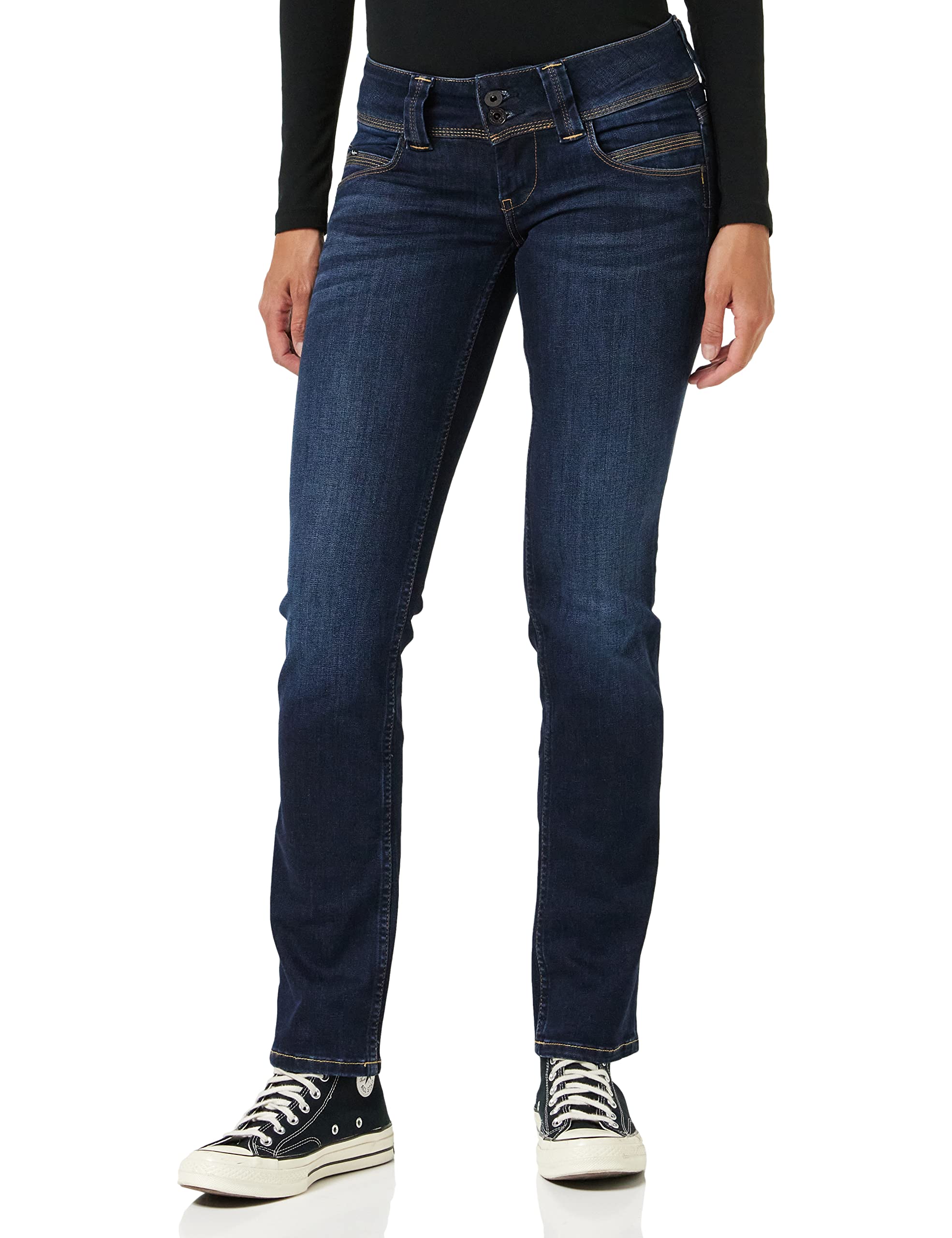Pepe Jeans Venus H06 Women's Blue Jeans - Size W31 L34 | Stylish & Comfortable Denim for Casual Wear, Outings & Everyday Fashion