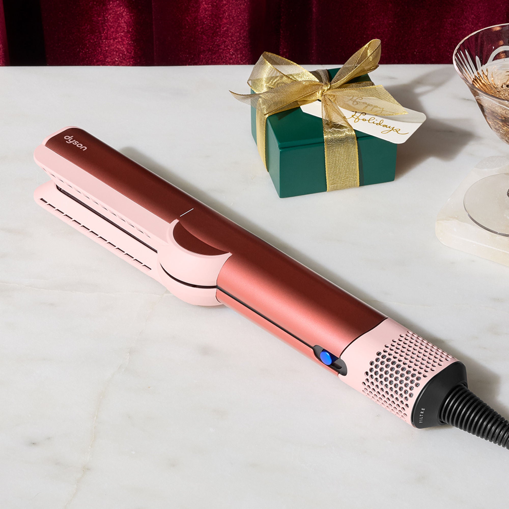 Professional Airstrait Hair Straightener - Ionic Ceramic Flat Iron for Frizz-Free Smoothing - Perfect for Home & Salon Styling