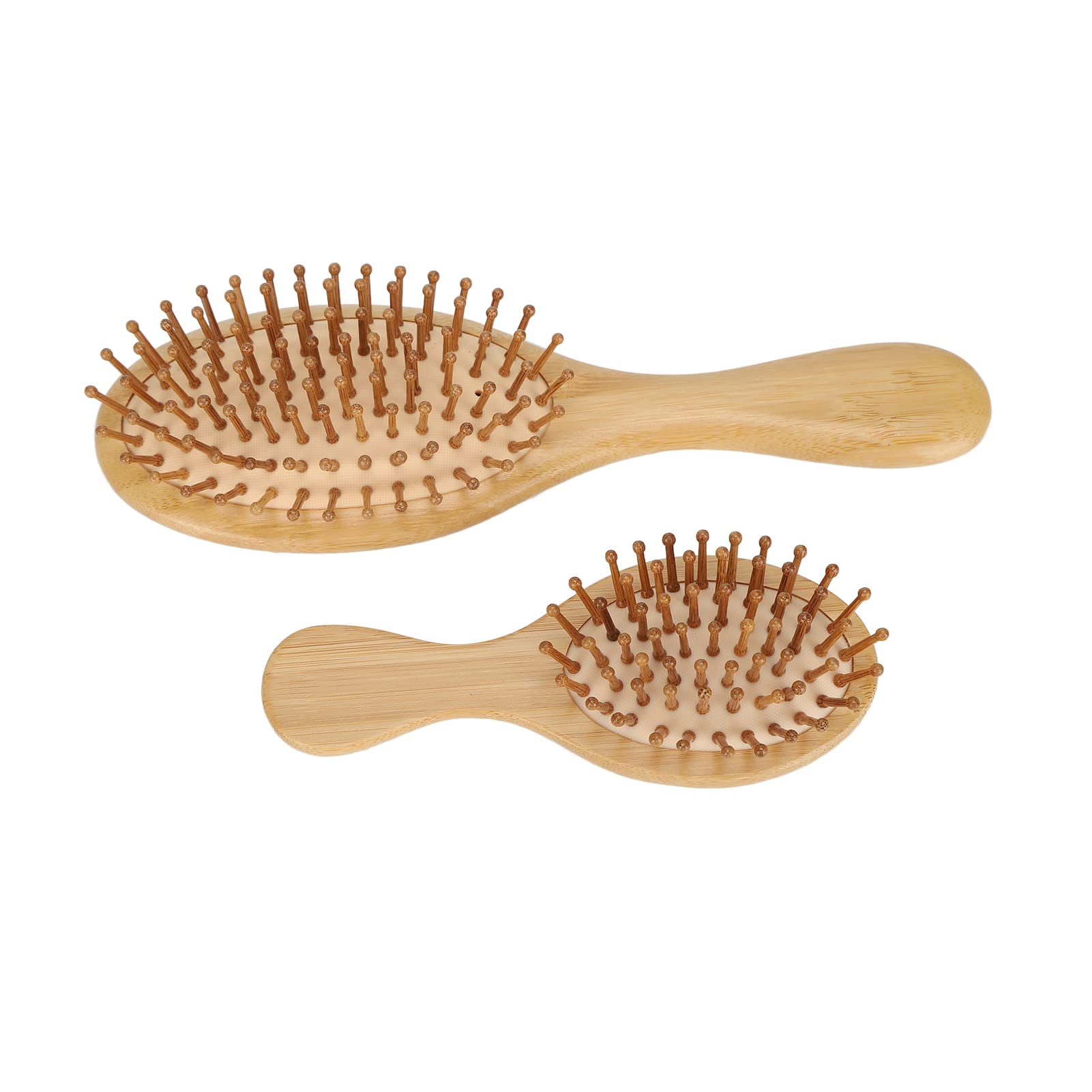 Wooden Hair Brush & Comb Set - Anti Static, Smoothing & Massaging for Hair Care - Perfect for Detangling, Styling & Scalp Massage at Home or Salon