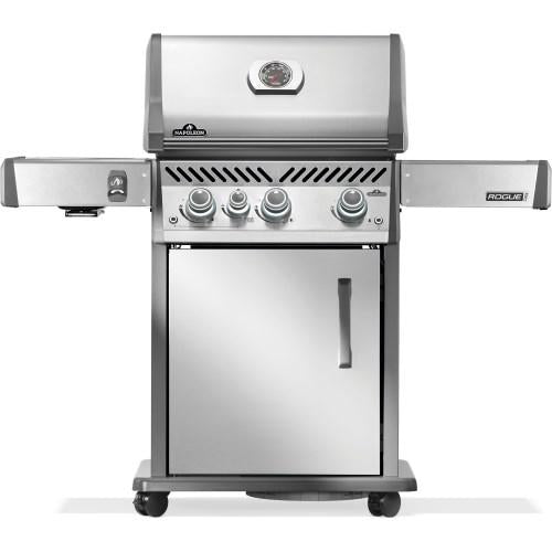 Napoleon Rogue PRO 425 SIB Stainless Steel Gas Grill - Outdoor BBQ Grill for Backyard, Patio & Tailgating | Heavy-Duty Construction & Even Heat Distribution