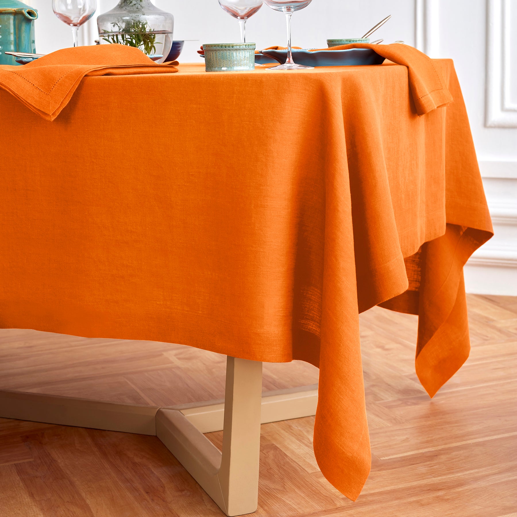 Sonoma Tablecloth - Premium Cotton Table Cover for Dining & Decor | Perfect for Parties, Weddings & Home Decor