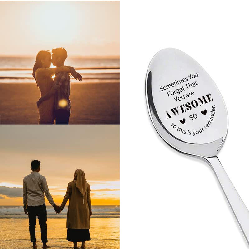 Funny Inspirational Spoon Gift for Women & Men - 