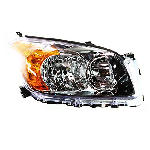 CAPA Certified 2009-2012 Toyota RAV4 Sport Right Side Halogen Headlight Replacement - Durable OEM Style Headlamp for Improved Night Visibility & Safe Driving
