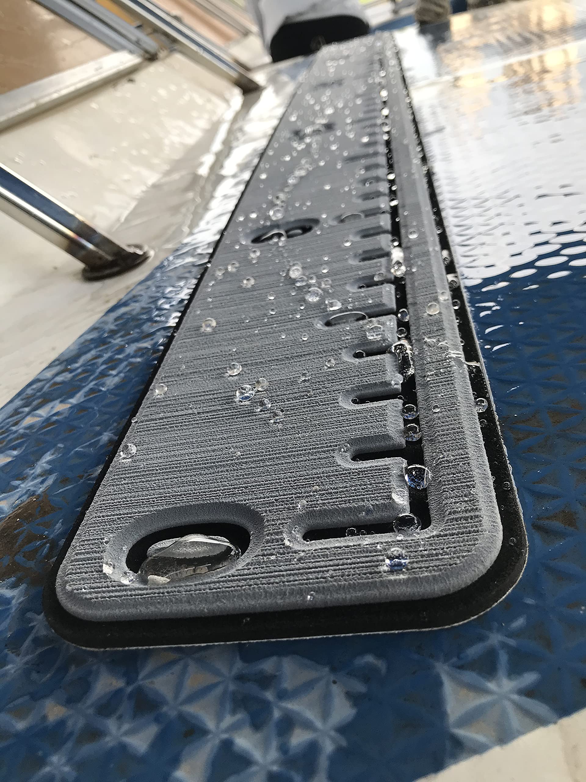 KXKZREN 40 Inch Foam Fish Measuring Ruler - Waterproof, UV Resistant, Easy to Clean - Perfect for Fishing Boats, Yachts, Kayaks & Outdoor Angling Adventures