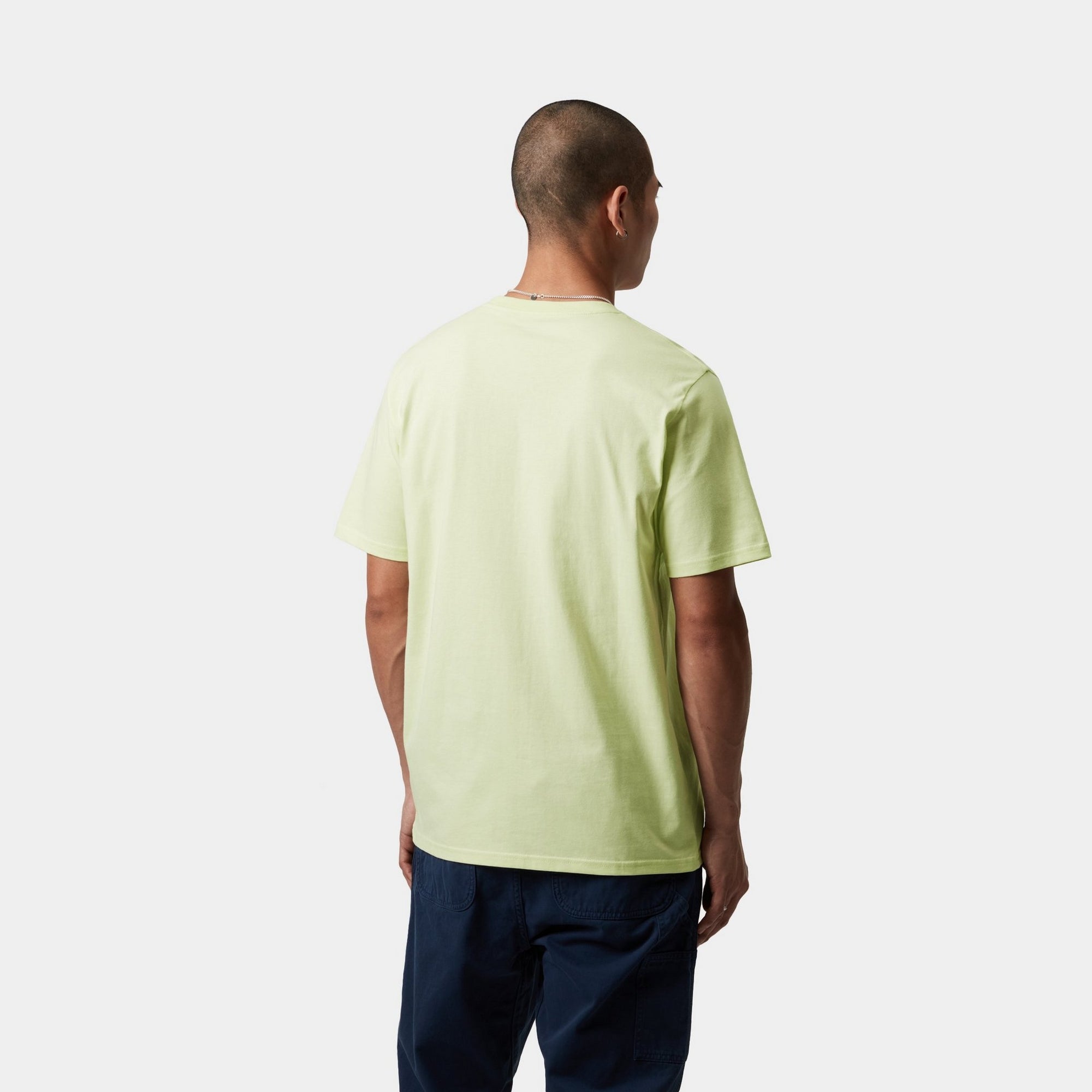 Breathable Pocket T-Shirt for Men - Lightweight & Comfortable Air Green Cotton Tee - Perfect for Casual Wear, Outdoor Activities & Travel