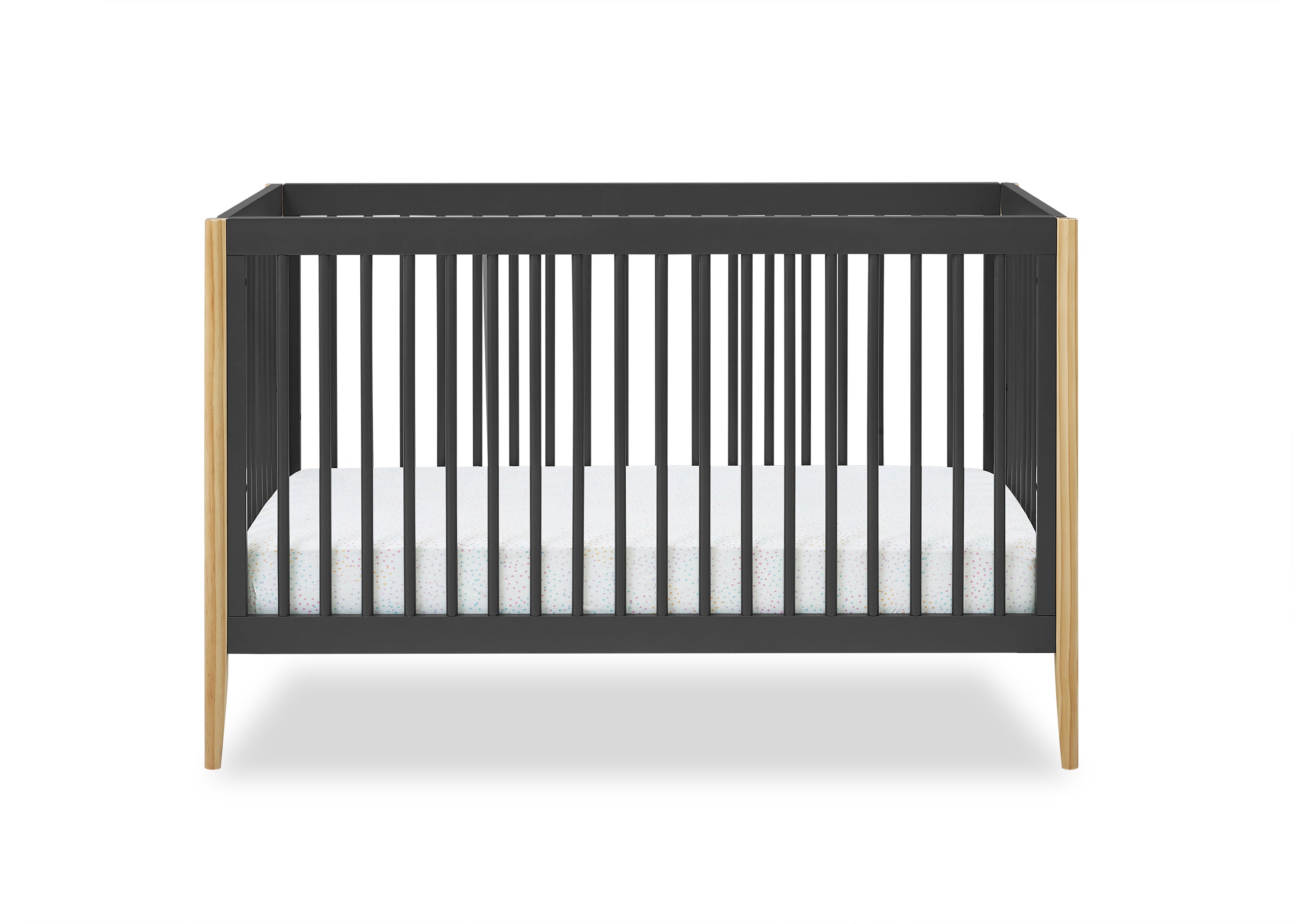 Casey 6-in-1 Convertible Baby Crib - Toddler Bed, Daybed & Full-Size Bed - Safe Nursery Furniture for Newborn to Adult - Perfect for Nursery, Bedroom & Guest Room