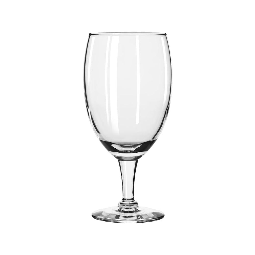 Libbey 16.25 Oz Footed Iced Tea Glasses - Set of 12, Clear Glass Tumblers for Iced Tea, Lemonade & Cold Beverages - Perfect for Parties, Restaurants & Home Entertaining