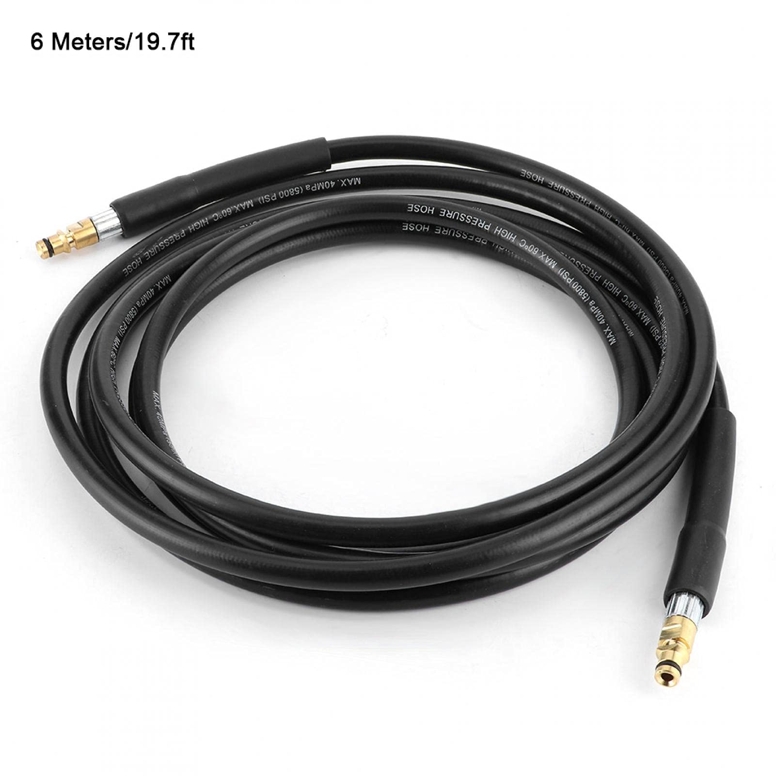 High Pressure Washer Hose 6m - Replacement for K2-K5 Washers - Car & Home Cleaning