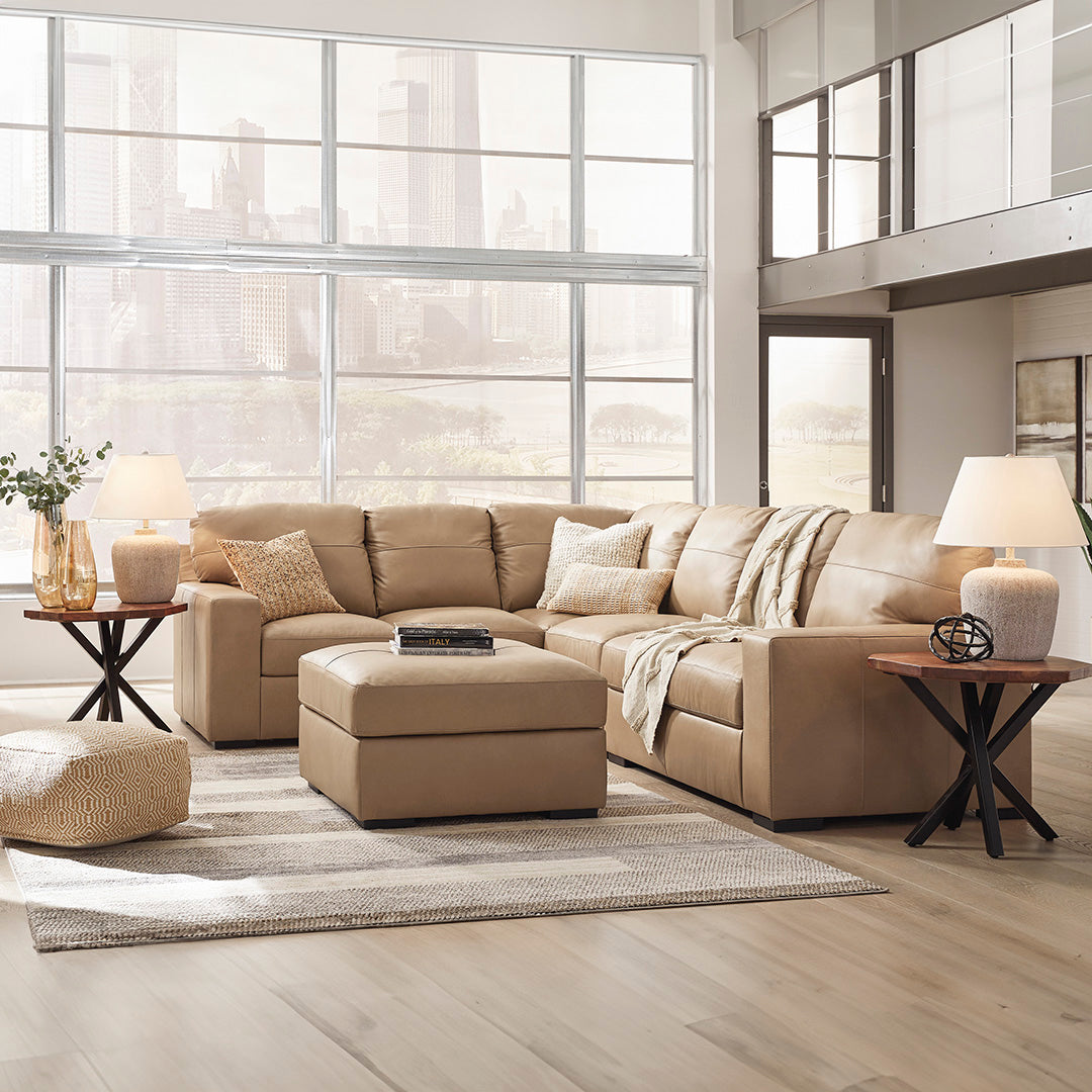 Brandon Ottoman - Modern Storage Ottoman with Lift Top, Soft Upholstered Seat, Versatile Footrest - Perfect for Living Room, Bedroom & Home Office