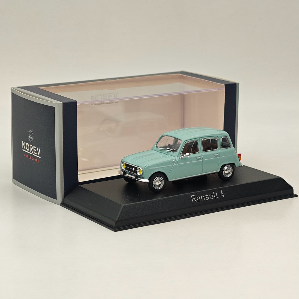 1/43 Scale Norev Renault 4 Diecast Model Car - Limited Edition Green Collectible for Car Enthusiasts | Perfect for Display, Gifts, and Model Car Collections