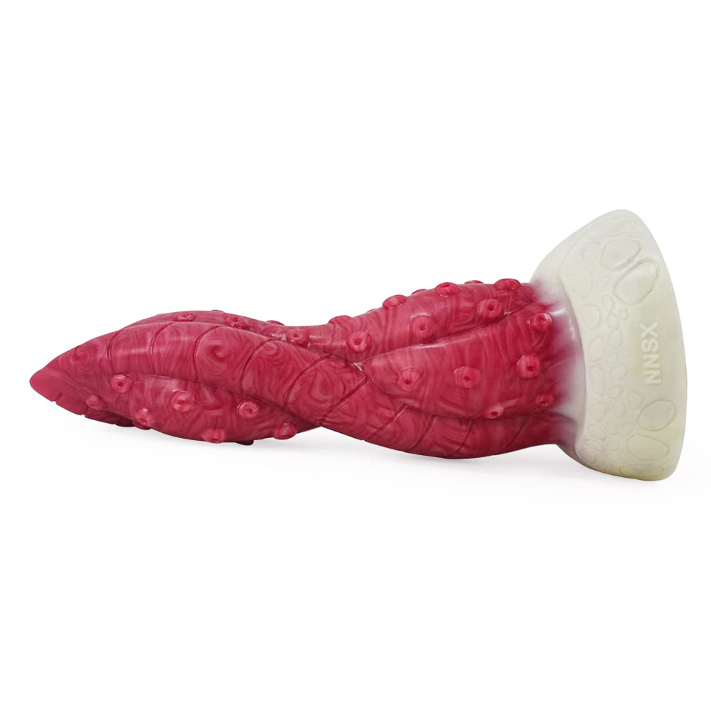 BeHorny Liquid Silicone Octopus Tentacle Dildo with Suction Cup - Realistic Adult Sex Toy for Women & Men - Perfect for Solo Play, Couples Fun and BDSM Fantasy