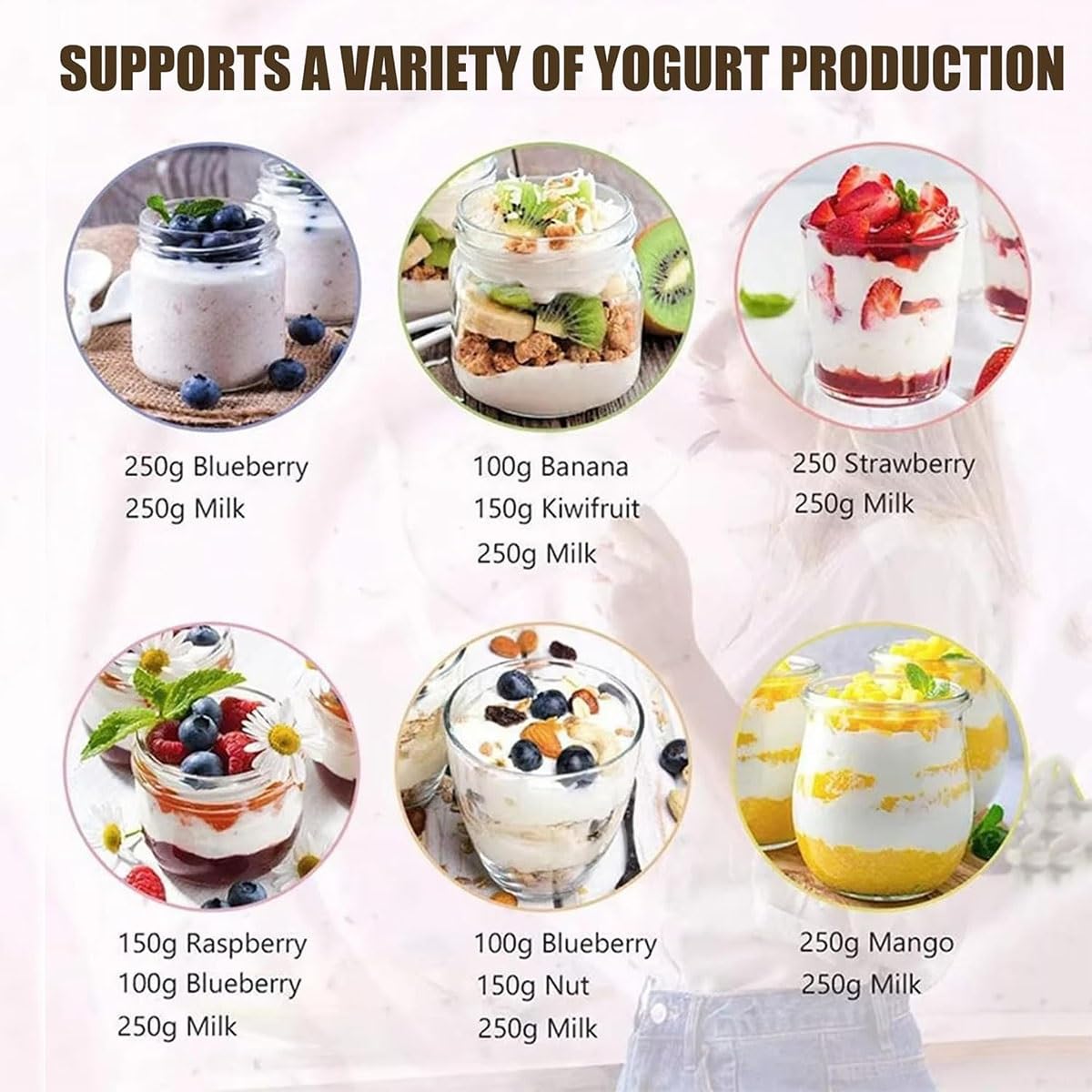 Best Yogurt Maker Machine with Temperature Control - 1400ml Homemade Yogurt Maker for Healthy Breakfast & Snacks - Top Rated Yogurt Maker 2025 - Perfect for Keto, Vegan & Probiotic Diets