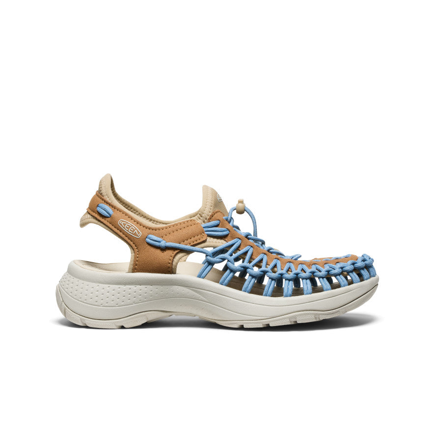Women's UNEEK Astoria Sandals | Chipmunk/Faded Denim | Comfortable Outdoor Walking Shoes for Beach, Travel & Summer Activities