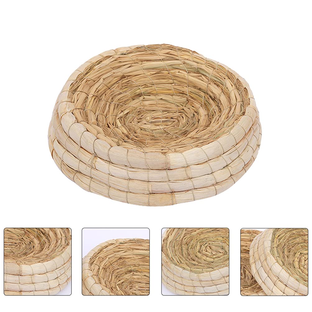 Balacoo Pet Bed - Woven Nest for Birds, Guinea Pigs & Bunnies - Grass House for Small Animals