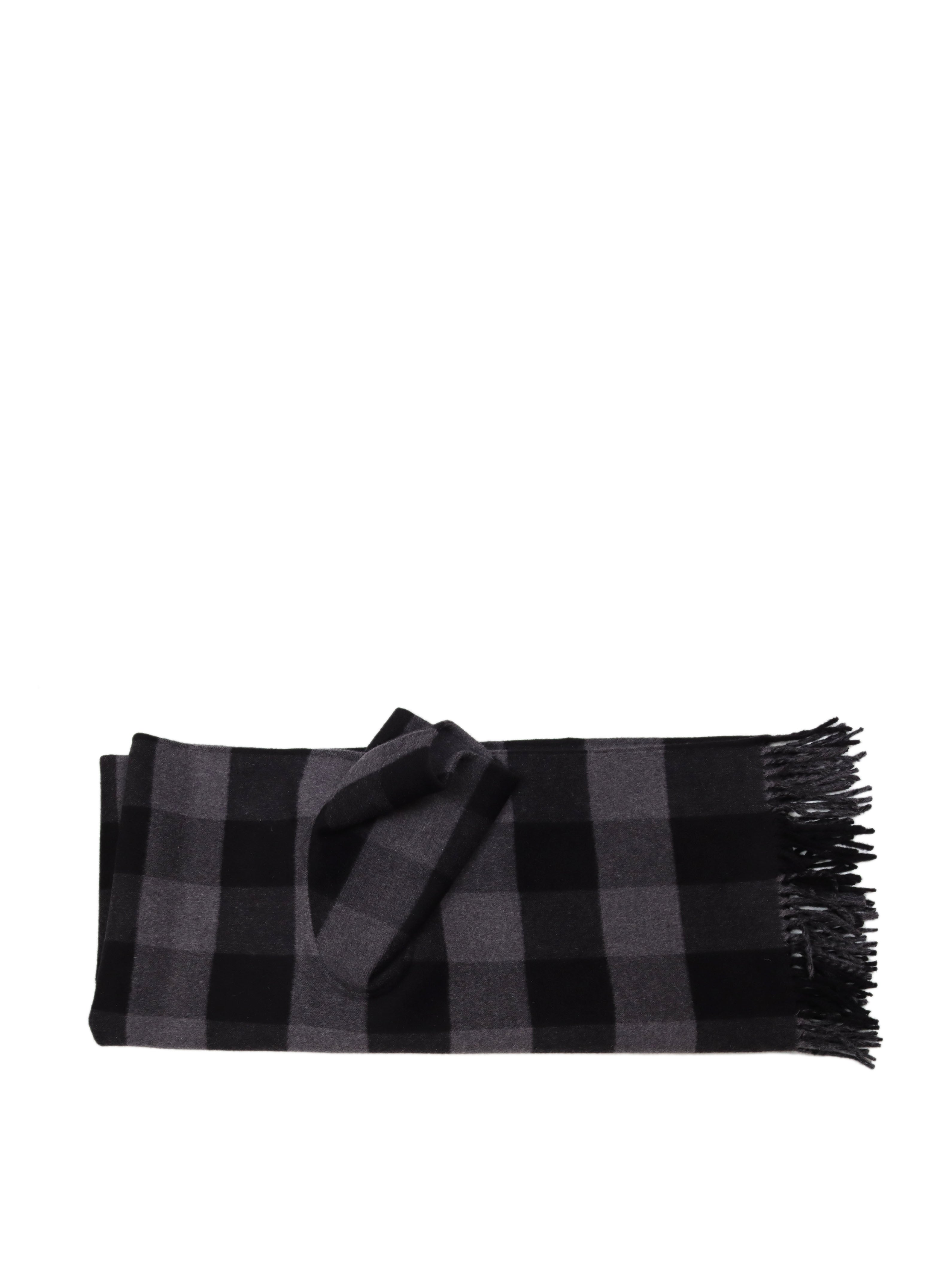 Dior Grey Check Fantaisie Scarf Jacket S - Luxury Cashmere Blend Shawl Collar Coat for Women | Perfect for Fall Winter Fashion, Office Wear & Special Occasions