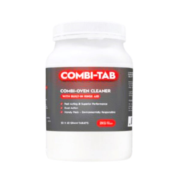 Clean Plus Combi Oven Cleaning Tablets - 33 Count (2Kg Jar) | Professional Oven & Grill Deep Cleaner | Perfect for Home, Restaurant & Commercial Kitchens