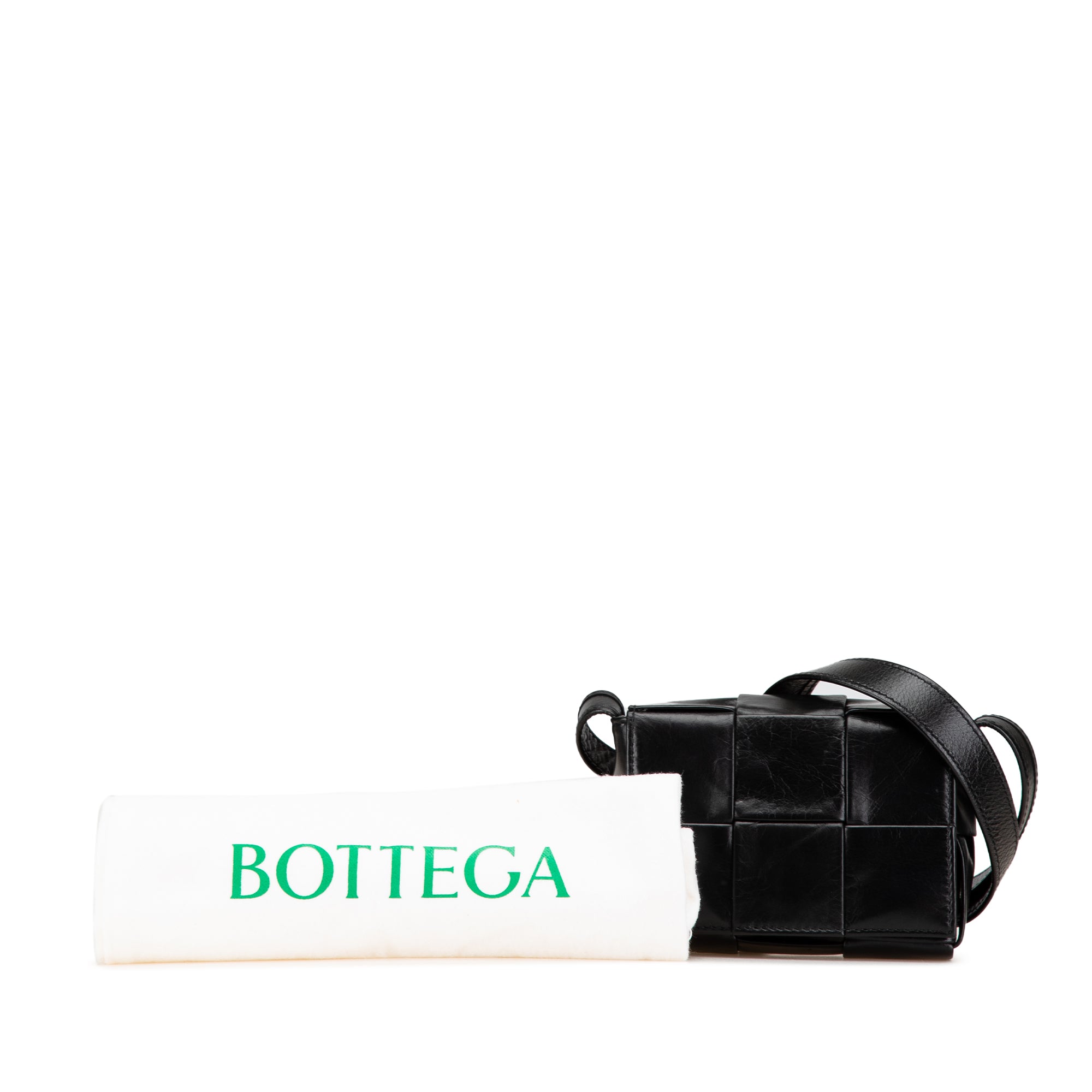 Bottega Veneta Candy Nappa Intrecciato Cassette Crossbody Bag in Black | Luxury Leather Shoulder Purse for Women | Perfect for Date Night & Evening Events