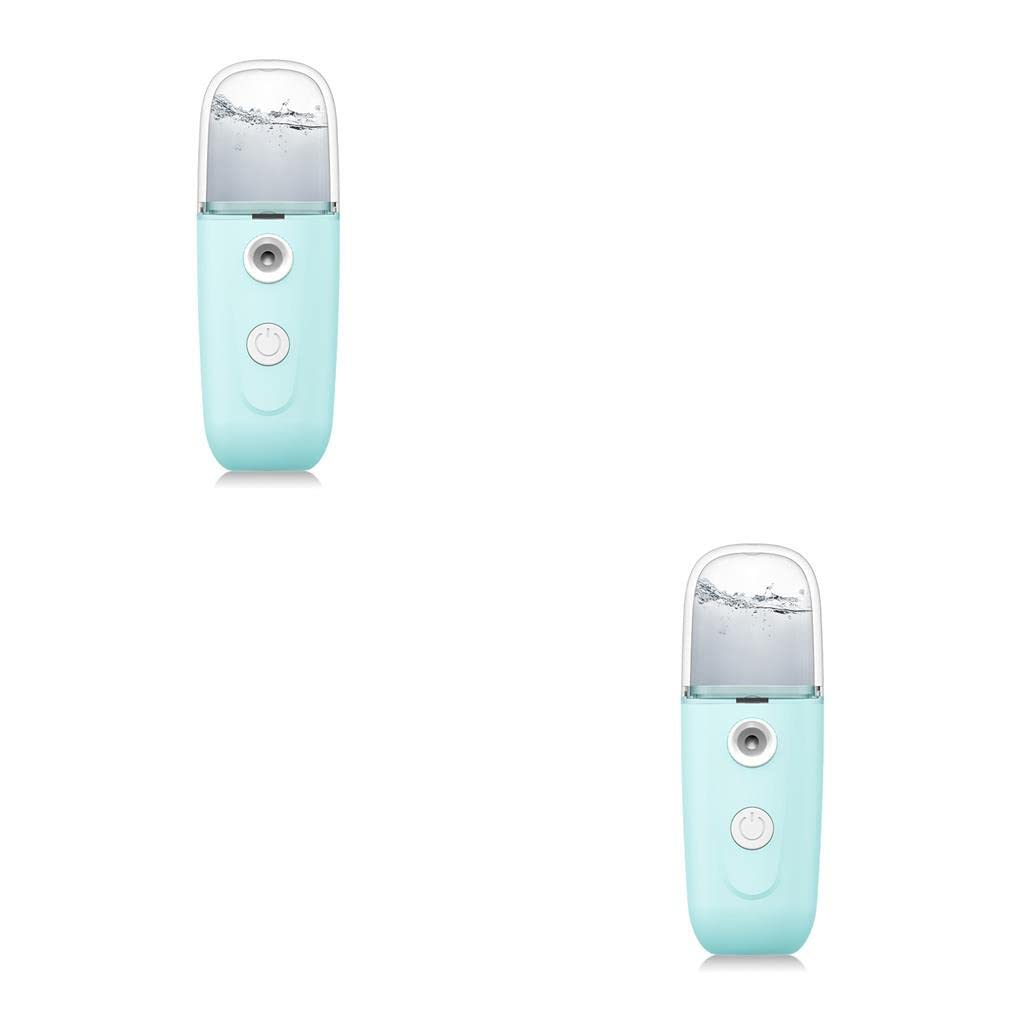 2 Pack 35ml Face Mist Sprayer - Deep Hydrating Portable Facial Humidifier for Skin Care, Beauty & Travel | Camping, Gym, Office & Daily Use