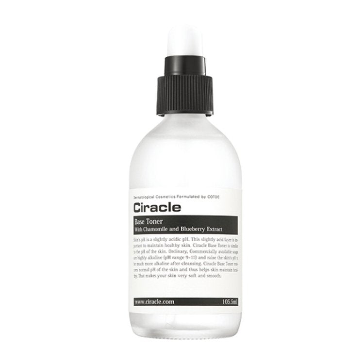 Ciracle Base Toner 105.5ml - Hydrating Facial Toner for Sensitive Skin | Korean Skincare for Daily Use & Acne Treatment
