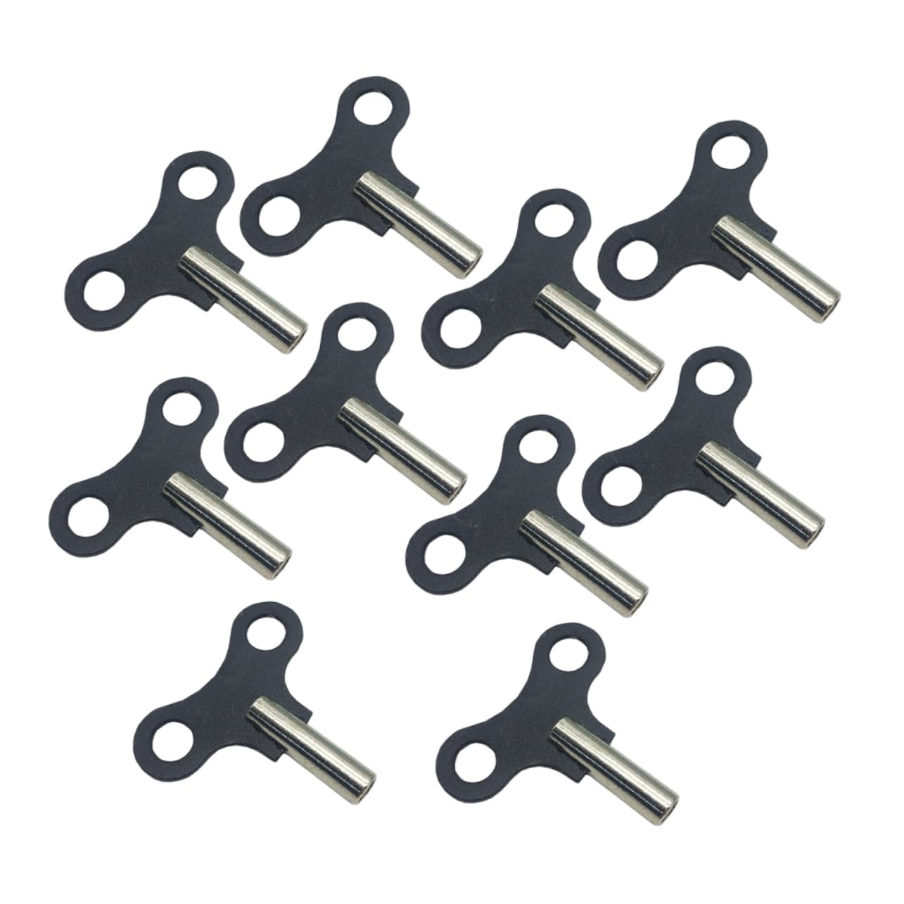 10pcs Clock Key Set - Heavy Duty Clock Repair Tool for Wooden & Antique Clocks - Perfect for DIY Clock Maintenance, Restoration & Timepiece Repair at Home or Workshop