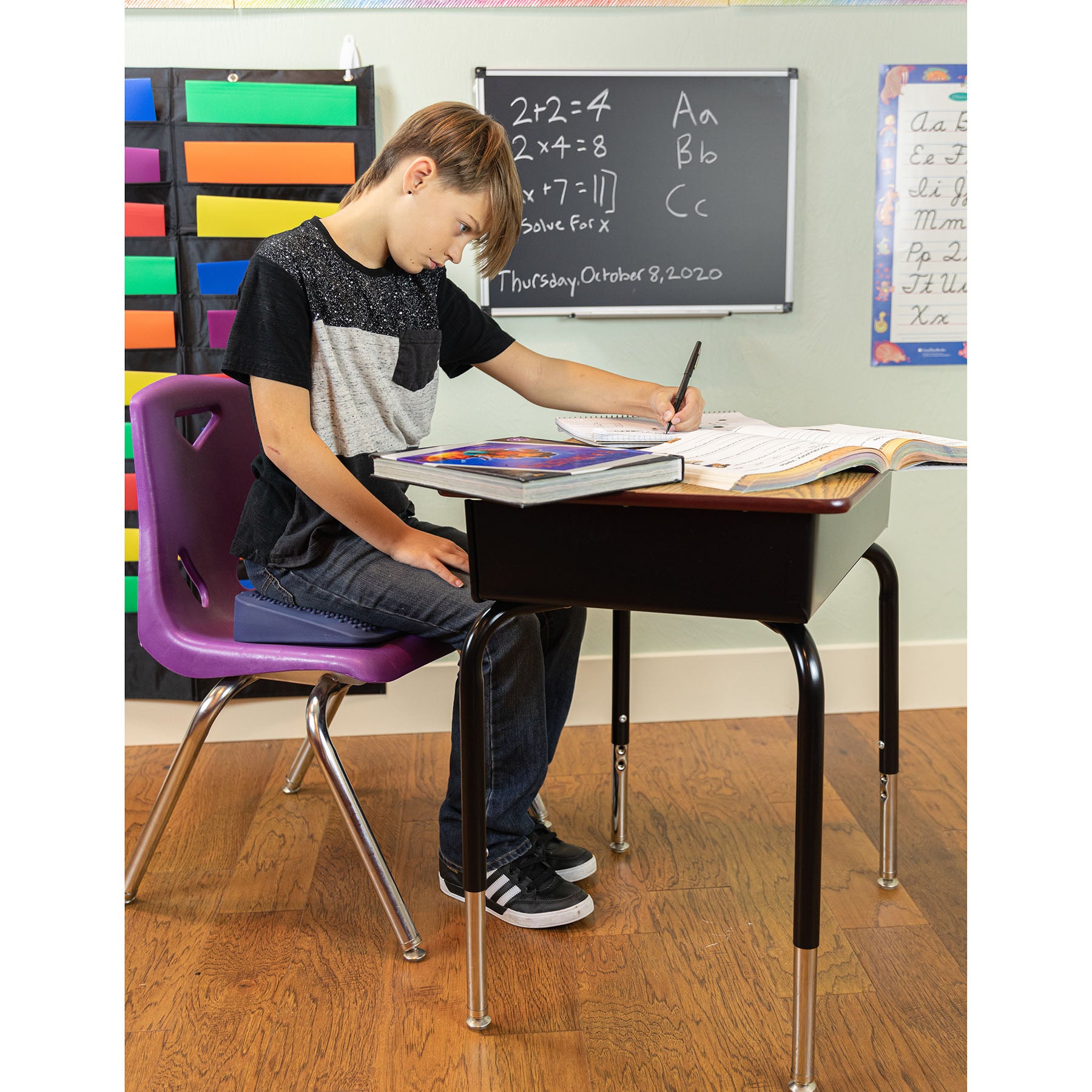Bouncyband Antimicrobial Wiggle Wedge Sensory Cushion - 10