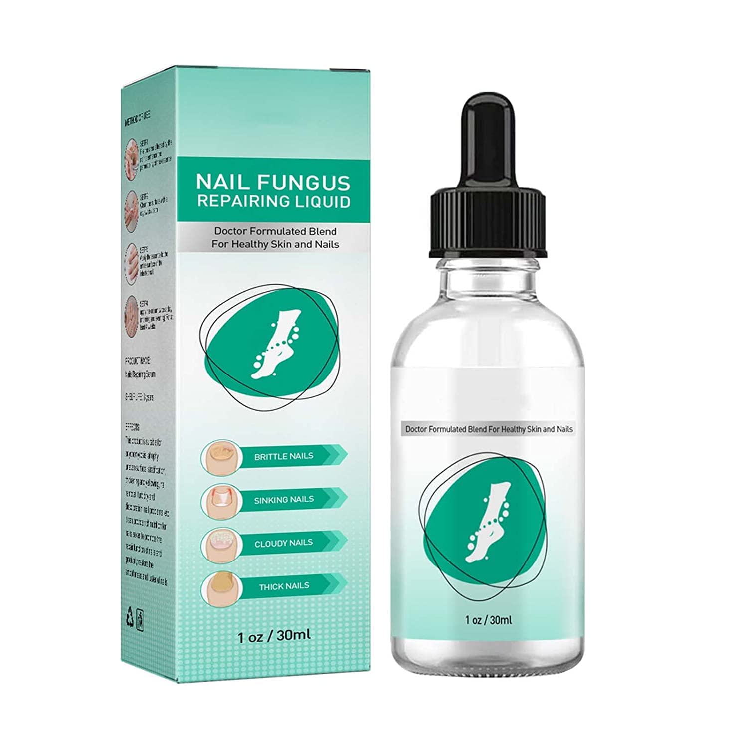 Kerassentials Toenail Fungus Treatment Oil - Healthy Skin & Nail Care Solution (1 Pack) - Effective for Athlete's Foot, Nail Fungus & Dry Skin Relief