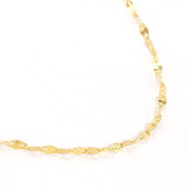 24K Yellow Gold Necklace for Women - Elegant 18 Inch Solid Gold Chain Jewelry - Perfect for Weddings, Anniversaries & Special Occasions