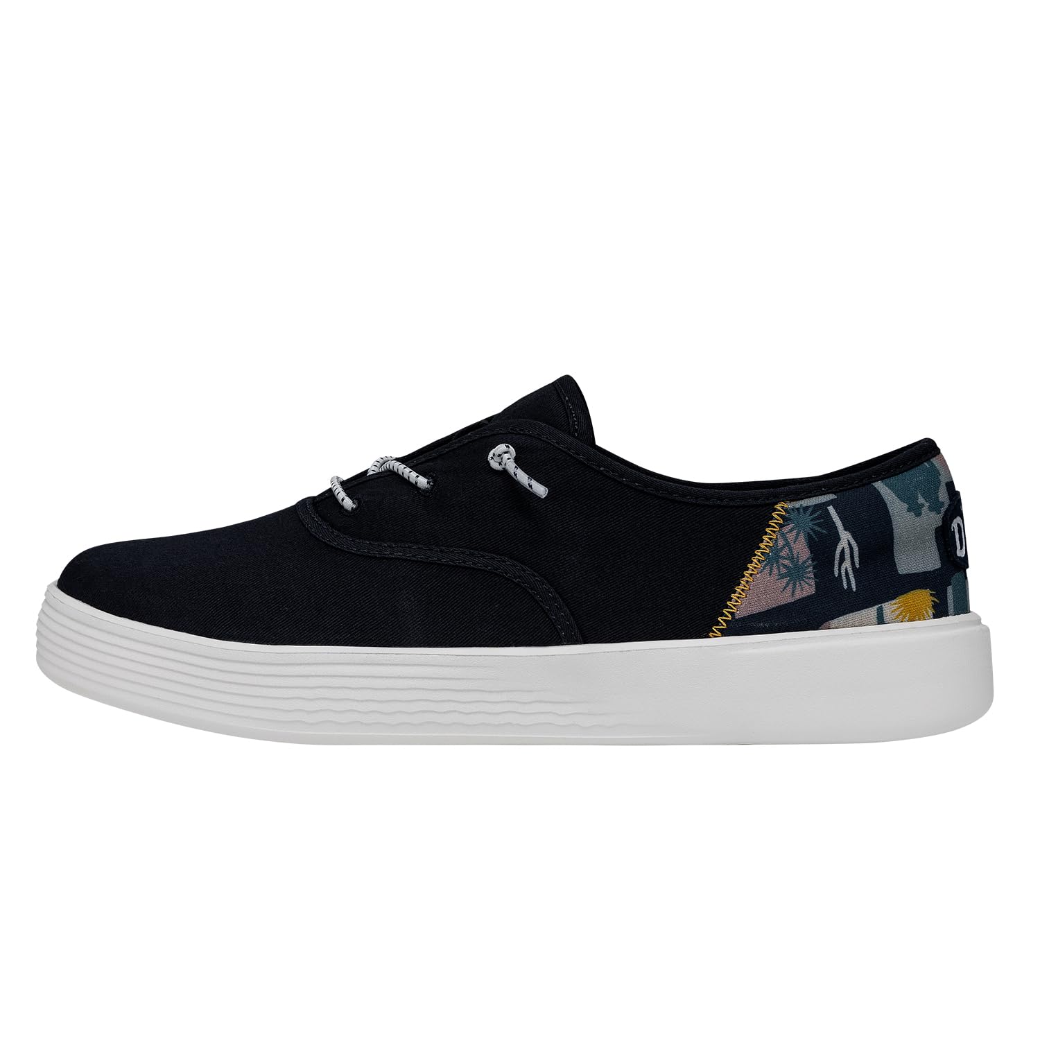 Hey Dude Men's Conway Craft Linen Slip-On Sneakers - Lightweight Comfortable Casual Shoes for Men | Perfect for Walking, Travel & Everyday Wear